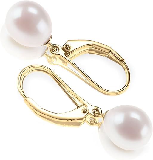 Pendientes Colgantes de Perla | Golden (2/3)