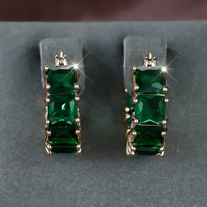 Pendientes Rowena Emeris | Golden (3/4)