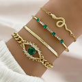 Set de Pulseras Serpina Veyra | Golden