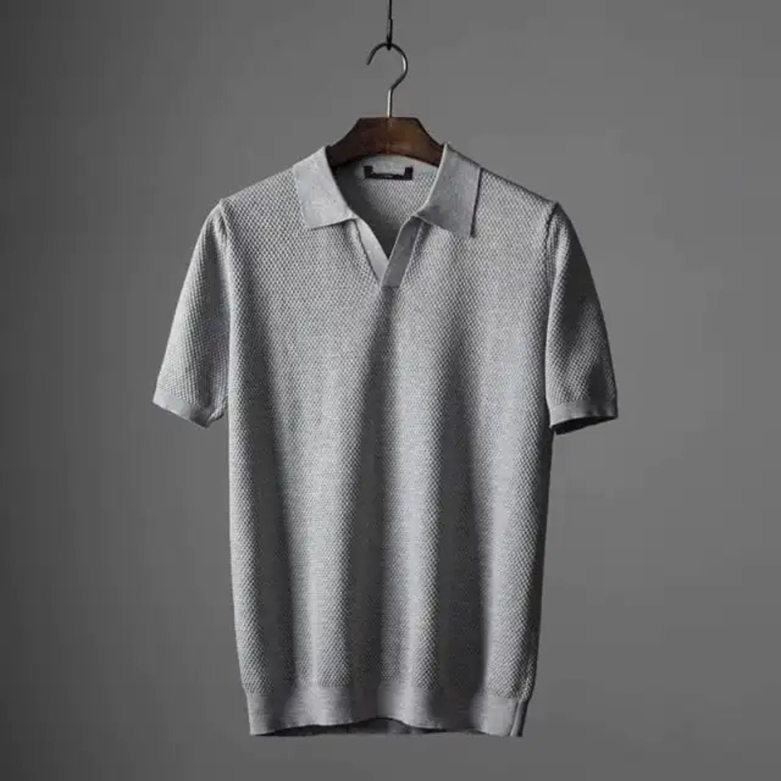Wesley Waffle Knit Polo