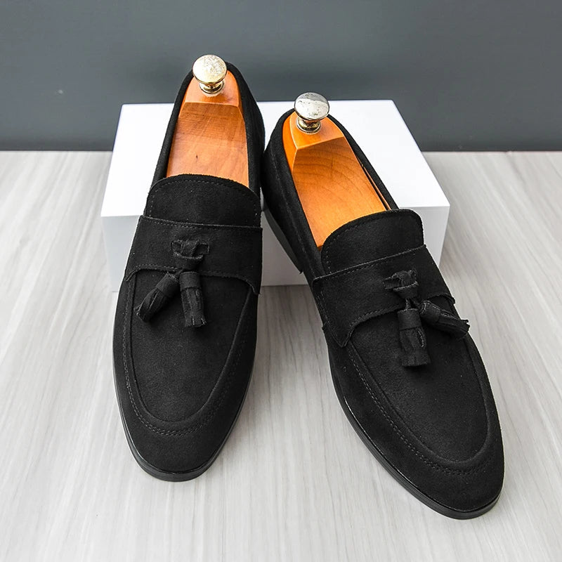 Ettore Suede Tassel Loafer
