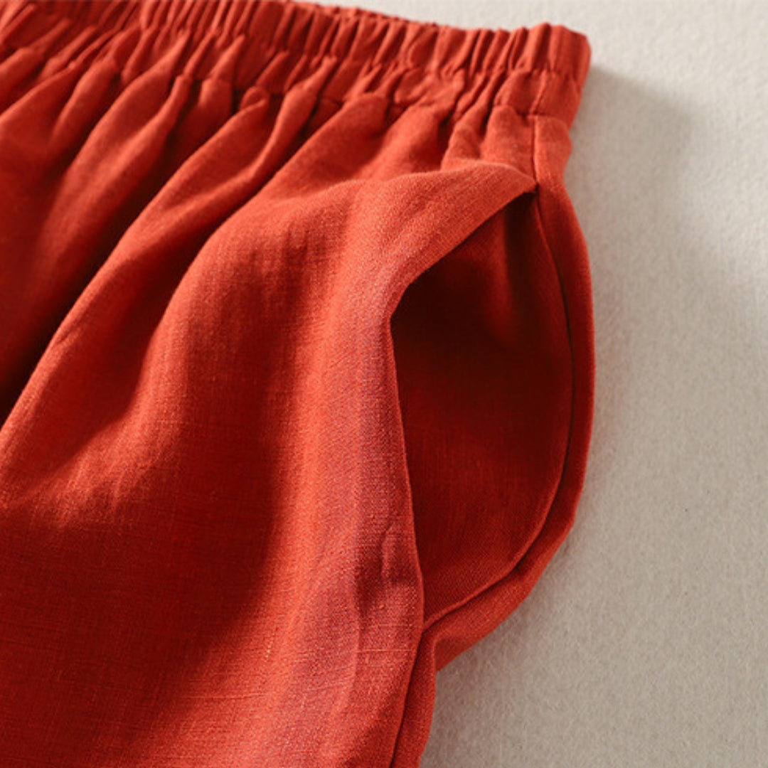 Aurora 100% Linen Relaxed Pants
