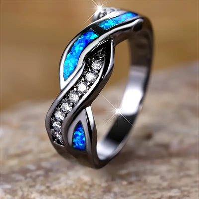 Anillo Thessia Lunebray | Golden Blanco (3/3)