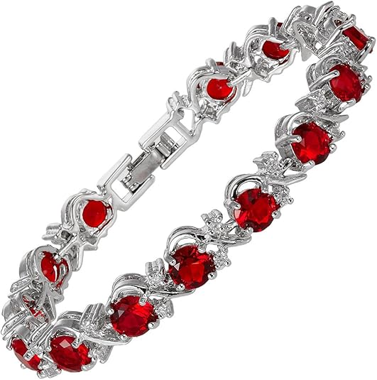 Pulsera de Tenis Viña Rubí | Golden Blanco