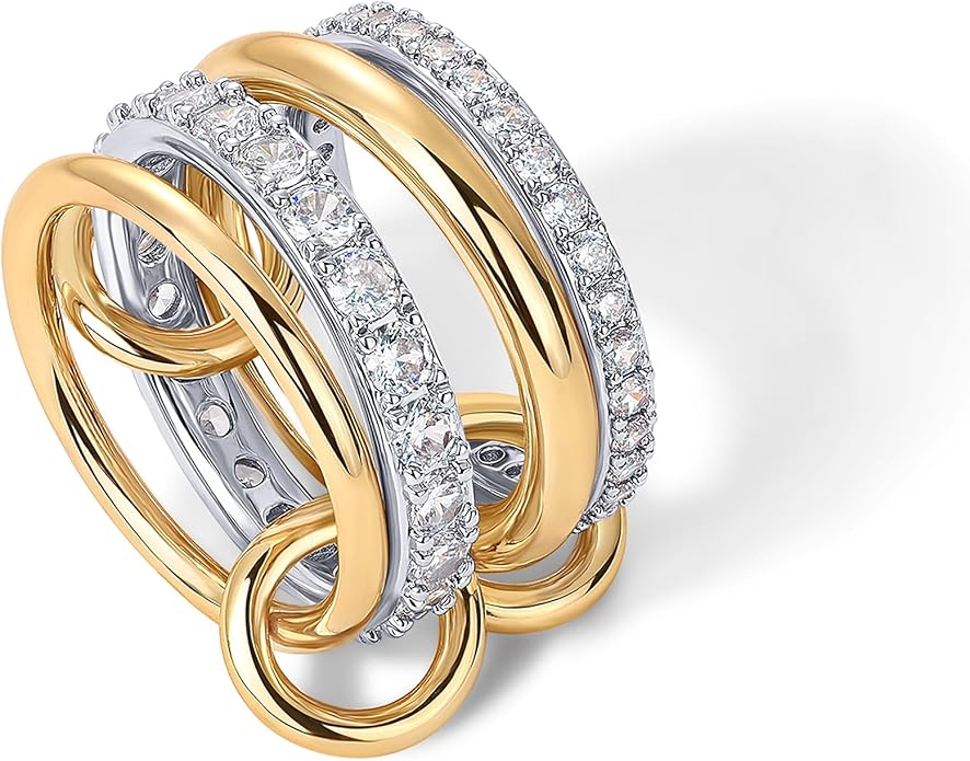 Anillos Apilables Entrelazados | Golden