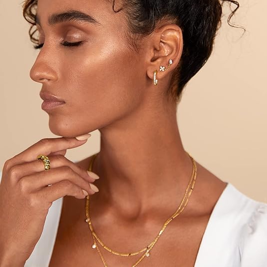 Pendientes Corte Pera | Golden