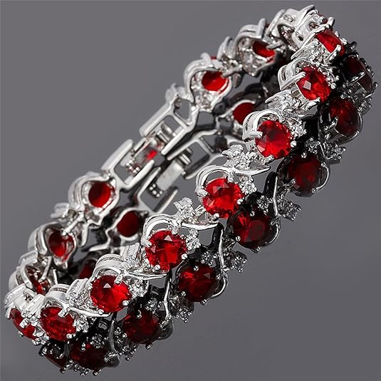 Pulsera de Tenis Viña Rubí | Golden Blanco (2/3)