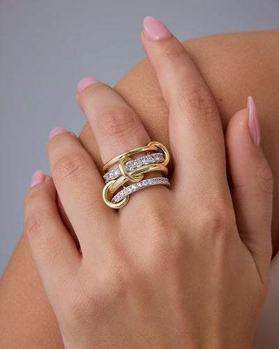 Anillos Apilables Entrelazados | Golden (2/4)