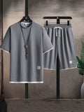 Enzo Waffle Knit Lounge Set