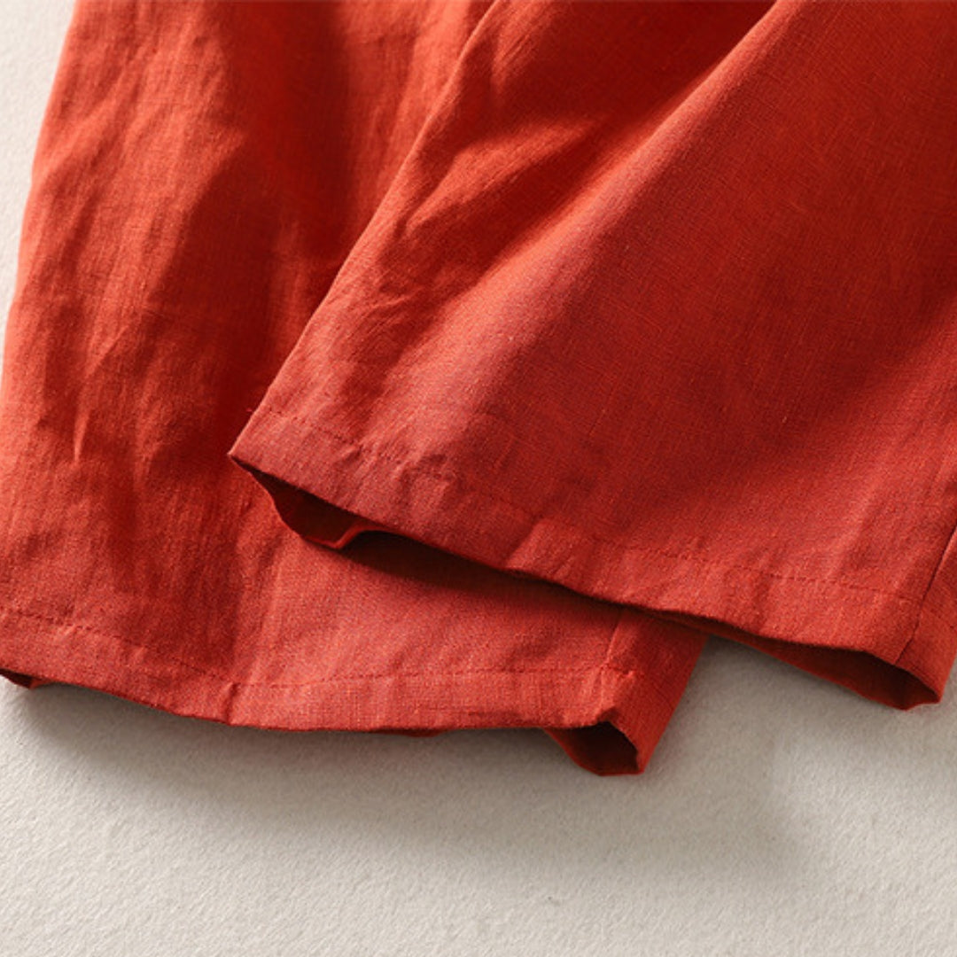 Aurora 100% Linen Relaxed Pants