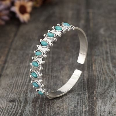 Pulsera Cuff Turquesa Azmira | Golden Blanco (2/2)