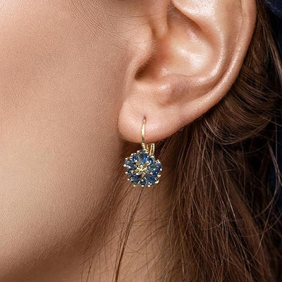 Pendientes Flor Calina | Golden (2/3)