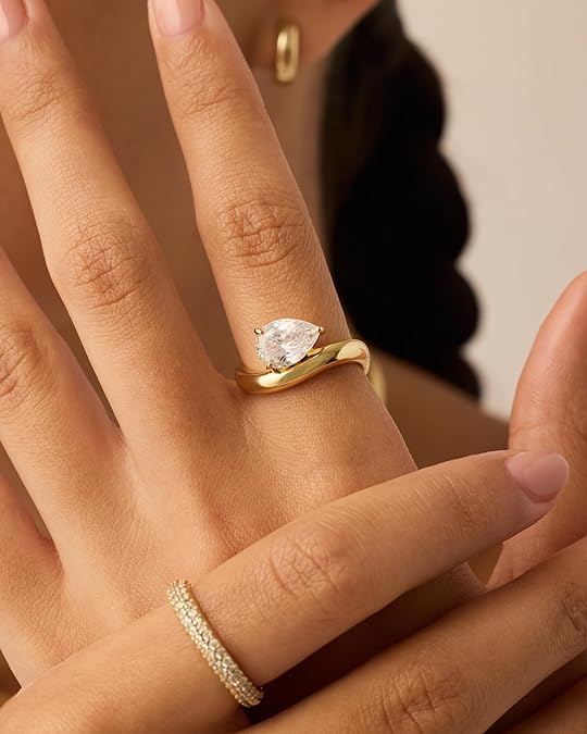 Anillo de Promesa Ondulado | Golden