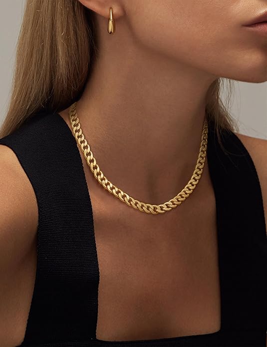 Collar Cubano Grueso | Golden