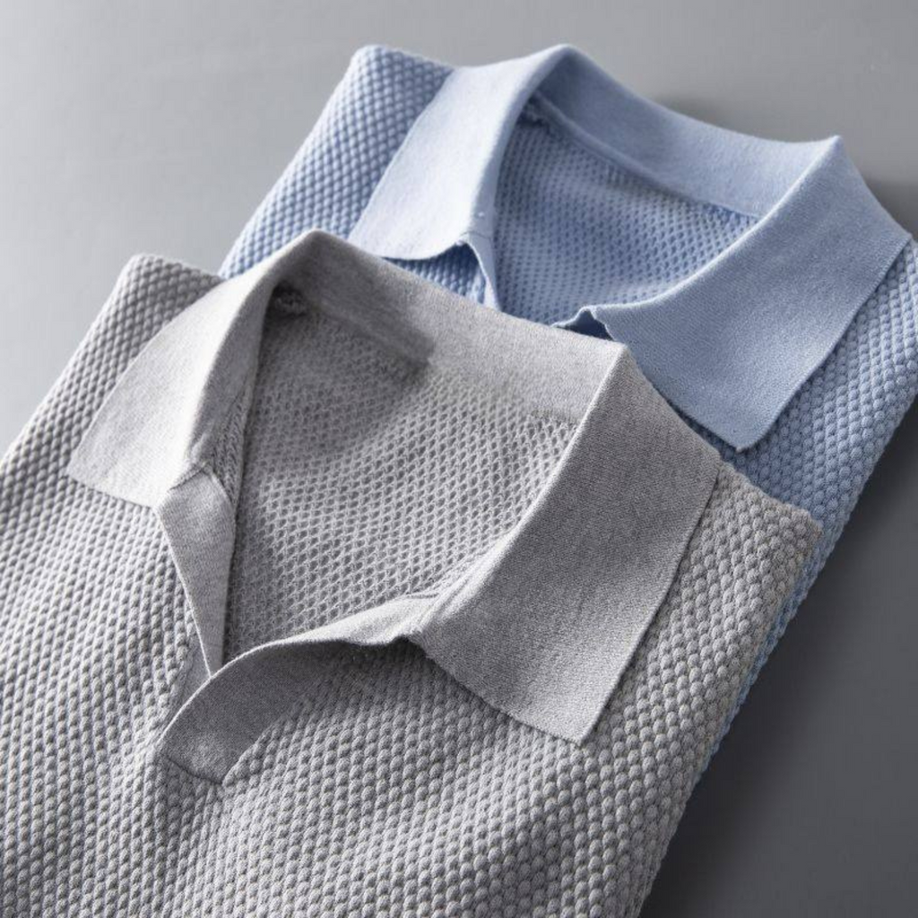 Wesley Waffle Knit Polo
