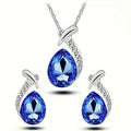 Set de Joyas Elegancia Sirena Clásica | Golden Blanco
