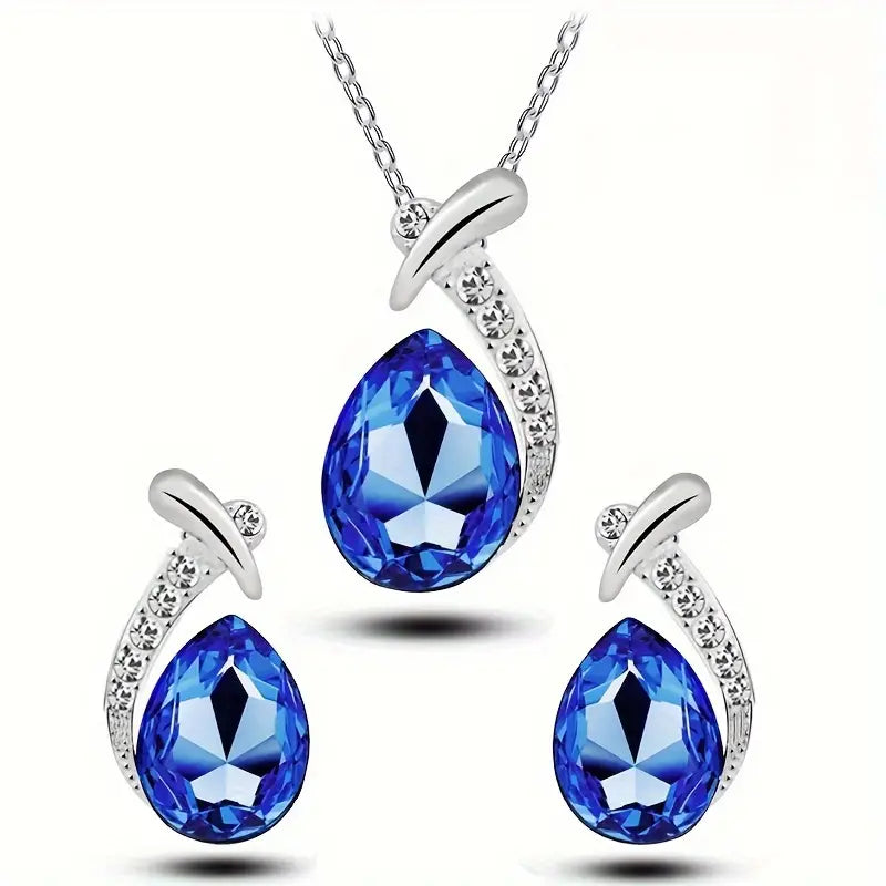 Set de Joyas Elegancia Sirena Clásica | Golden Blanco