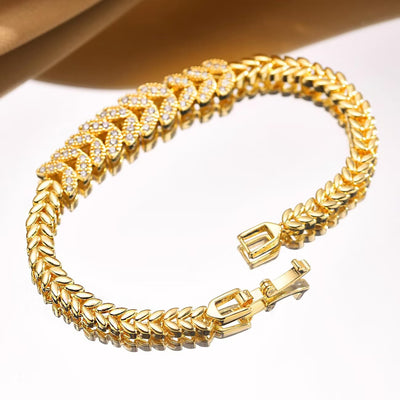 Pulsera de Tenis Everleaf | Golden (1/2)