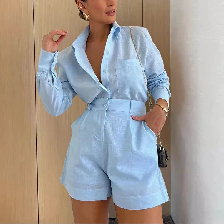 Clara Long Sleeve Summer Set