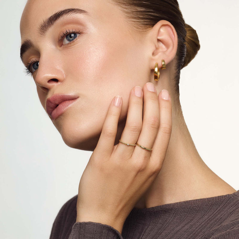 Anillo Domo Delgado | Golden (4/6)