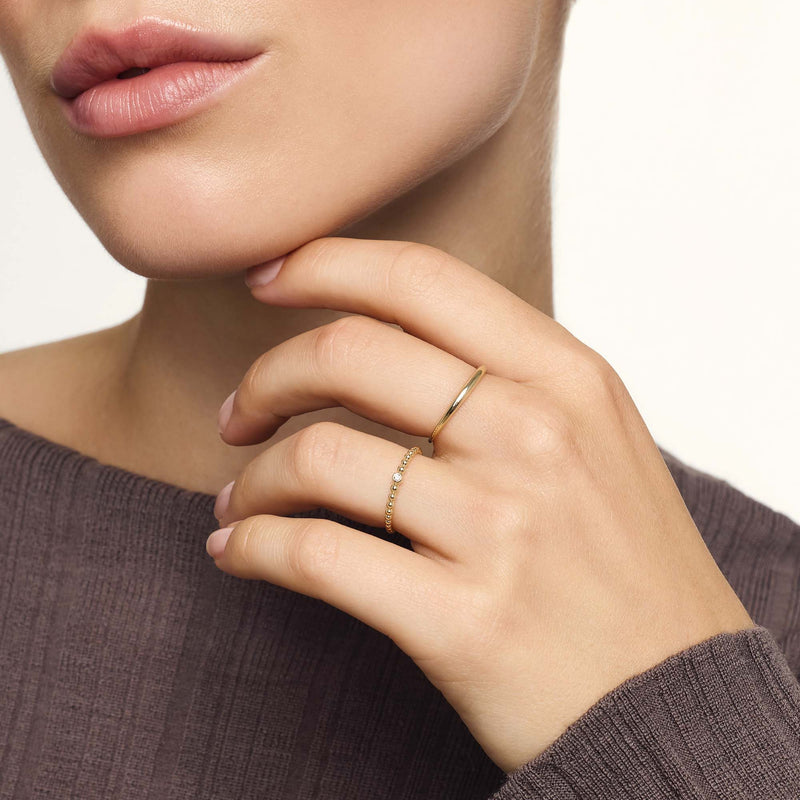 Anillo Domo Delgado | Golden (3/6)