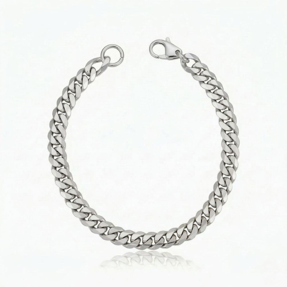 Estate Cuban Bracelet | Golden Blanco