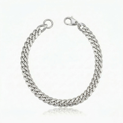 Estate Cuban Bracelet | Golden Blanco (1/6)