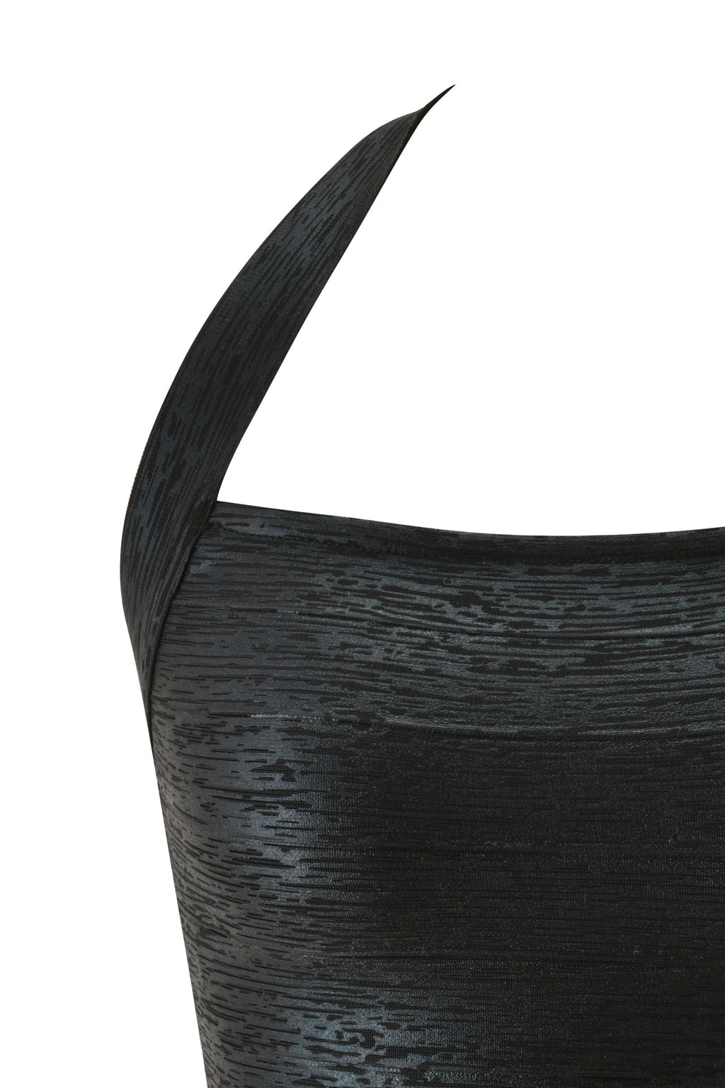 TOP CON VENDA DE PLATINO DE AIDEN - NEGRO