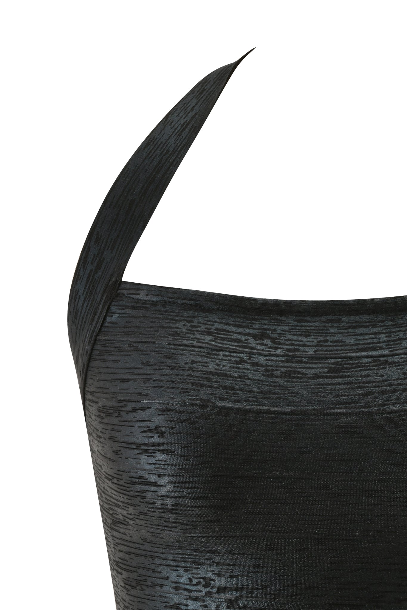 TOP CON VENDA DE PLATINO DE AIDEN - NEGRO