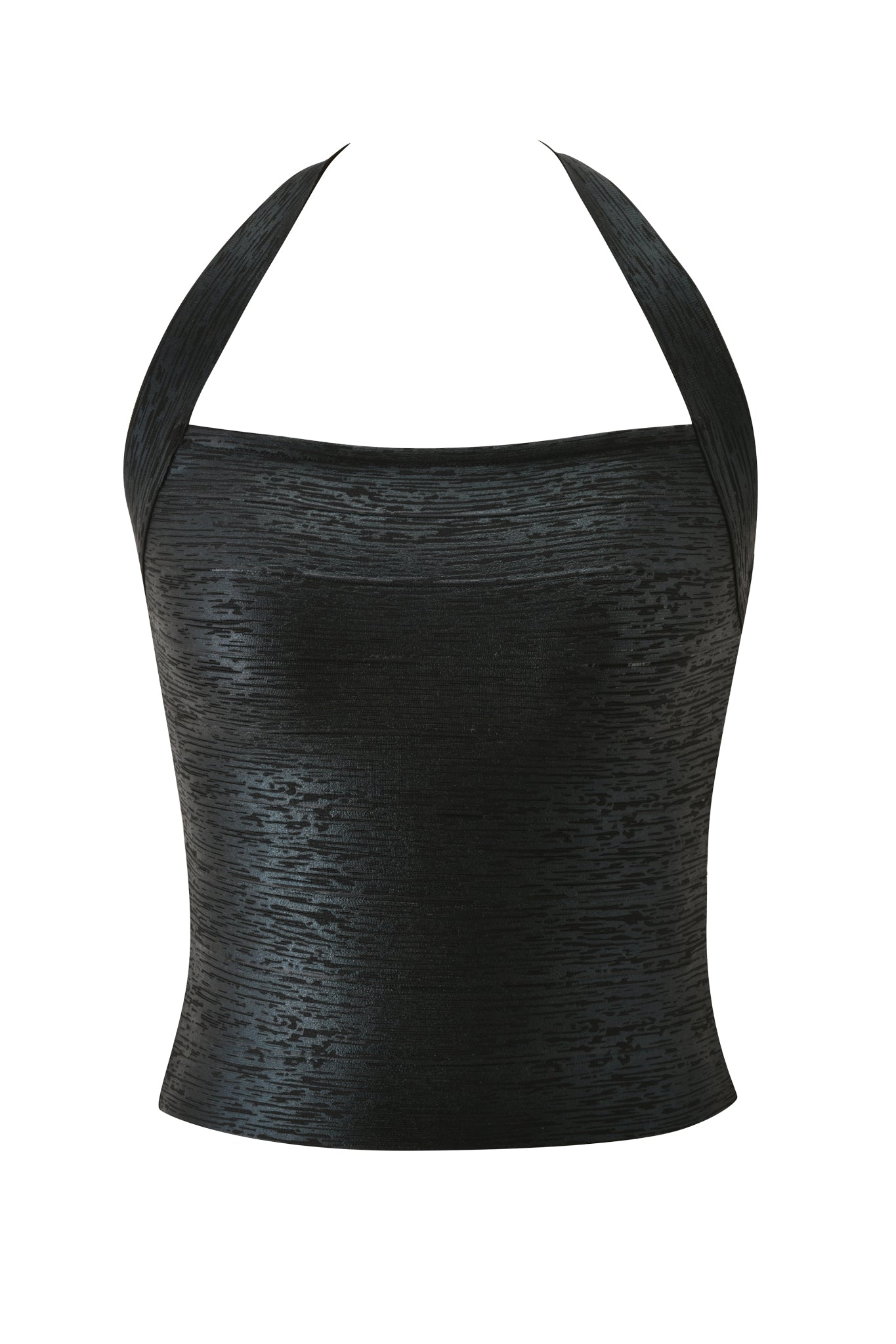 TOP CON VENDA DE PLATINO DE AIDEN - NEGRO