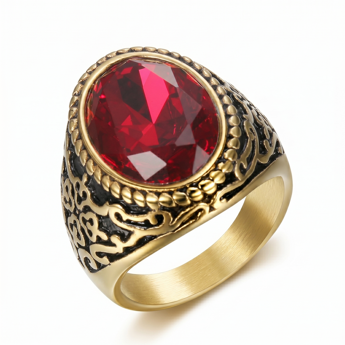 Anillo Ravelle Sangris | Golden