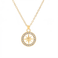 North Star Pendant Necklace | Golden Blanco