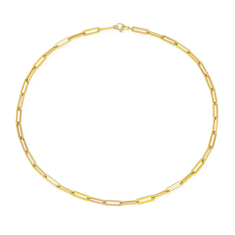 Archen Elegant Chain Necklace | Golden Blanco