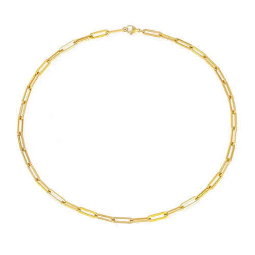 Archen Elegant Chain Necklace | Golden Blanco