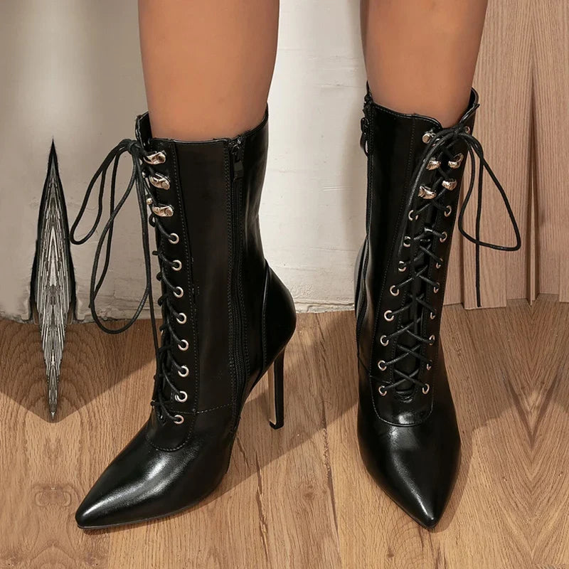Noelle Pointed Ankle Boots