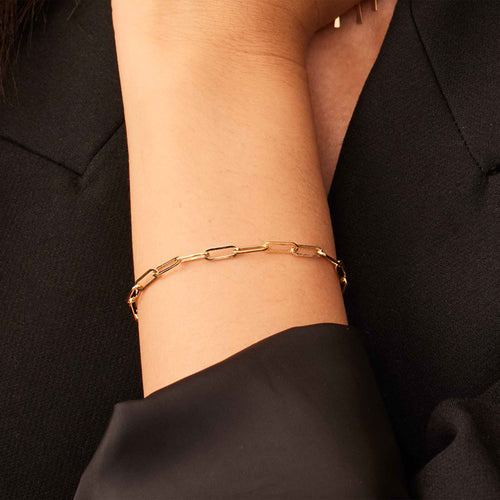 Venice Link Bracelet | Golden Blanco