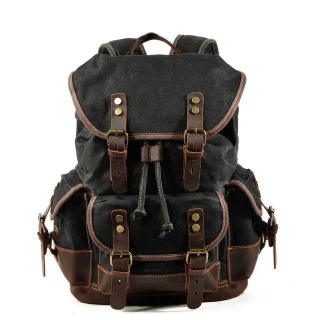 Everest Waxed Canvas Backpack