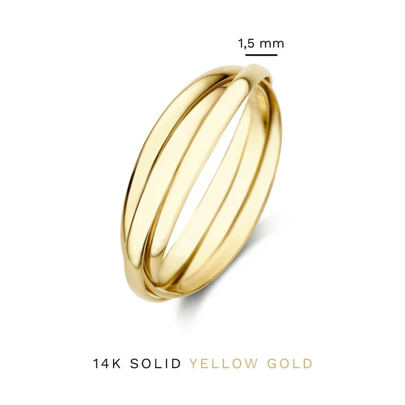 Anillo Léna Trielle | Golden