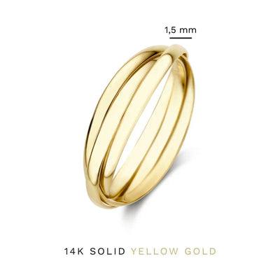 Anillo Léna Trielle | Golden (5/5)
