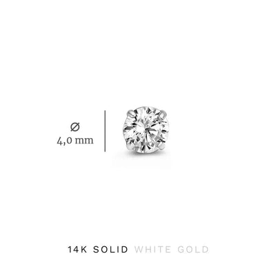 Dara Brillane Stone Earrings Set | Golden Blanco (9/9)