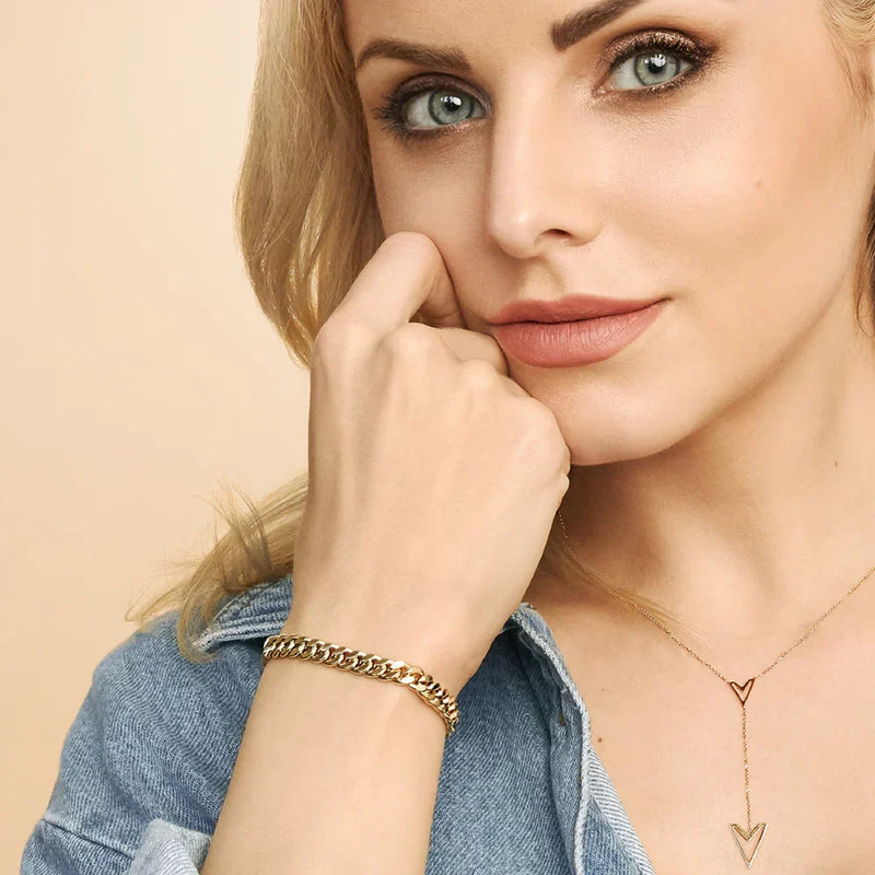 Pulsera Cubana Estate | Golden (3/4)