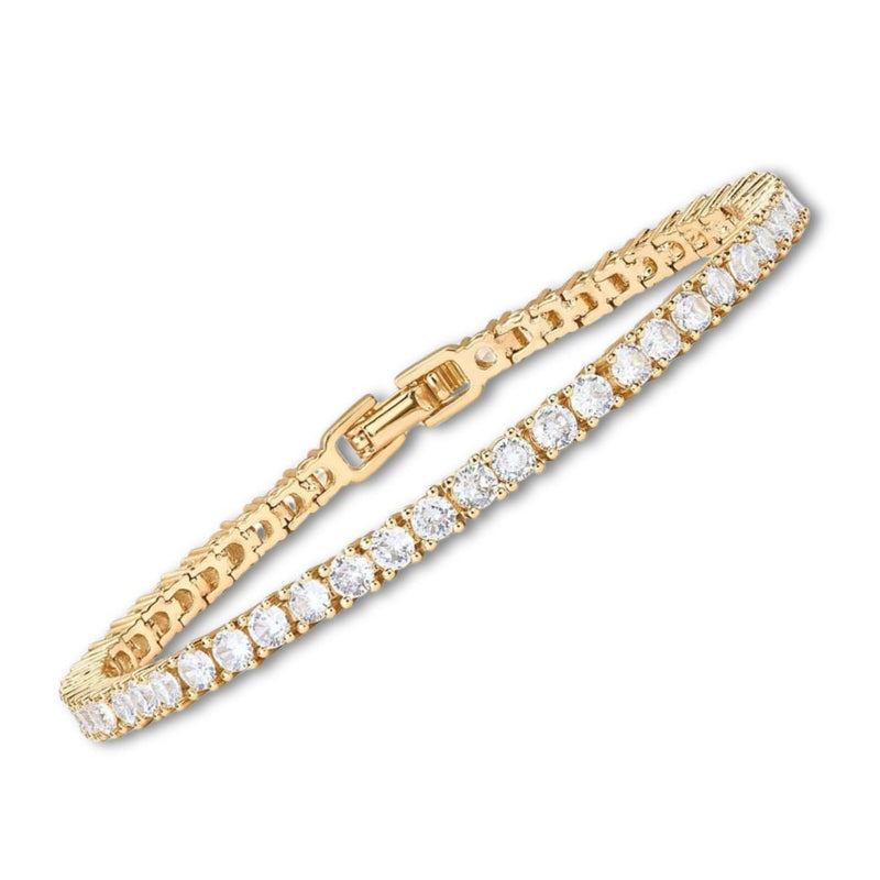 Tennis bracelet | Golden Blanco (2/4)