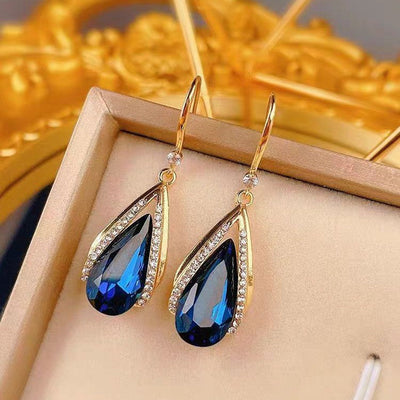 Pendientes Lágrima Azura | Golden (2/2)