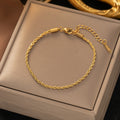 Pulsera Cadena Trenzada | Golden