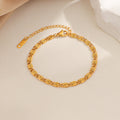Nusa Woven Chain Bracelet | Golden