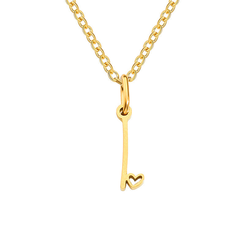 Collar con Inicial de Corazón | Golden