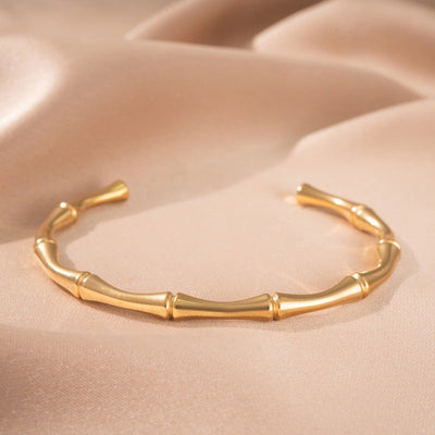 Bamboo Cuff Bracelet | Golden Blanco (2/2)