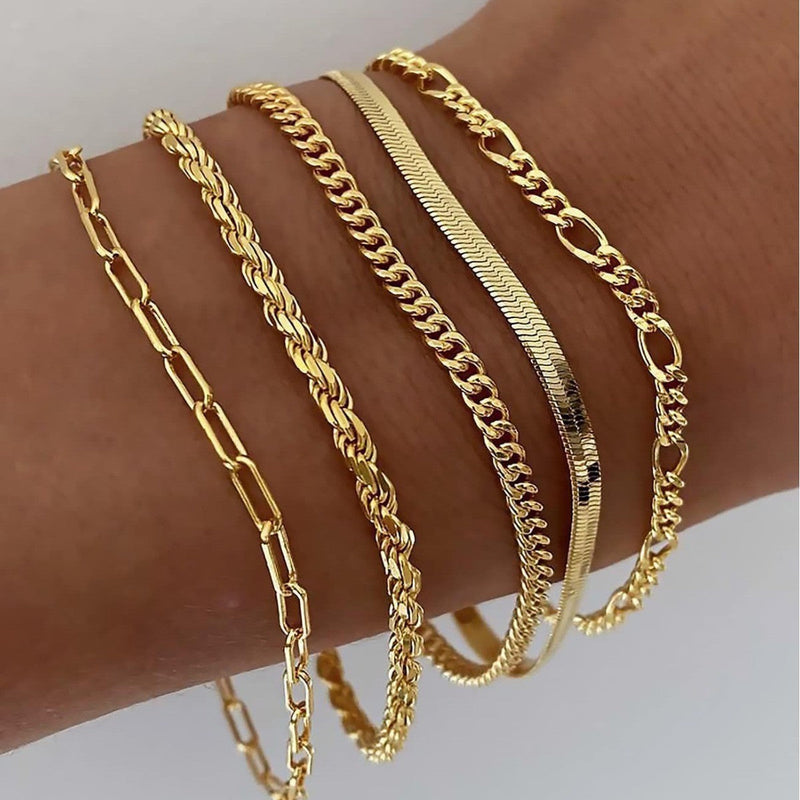 Ellis Renner Bracelet Set | Golden Blanco (2/4)