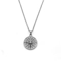 Compass Pendant Necklace | Golden Blanco