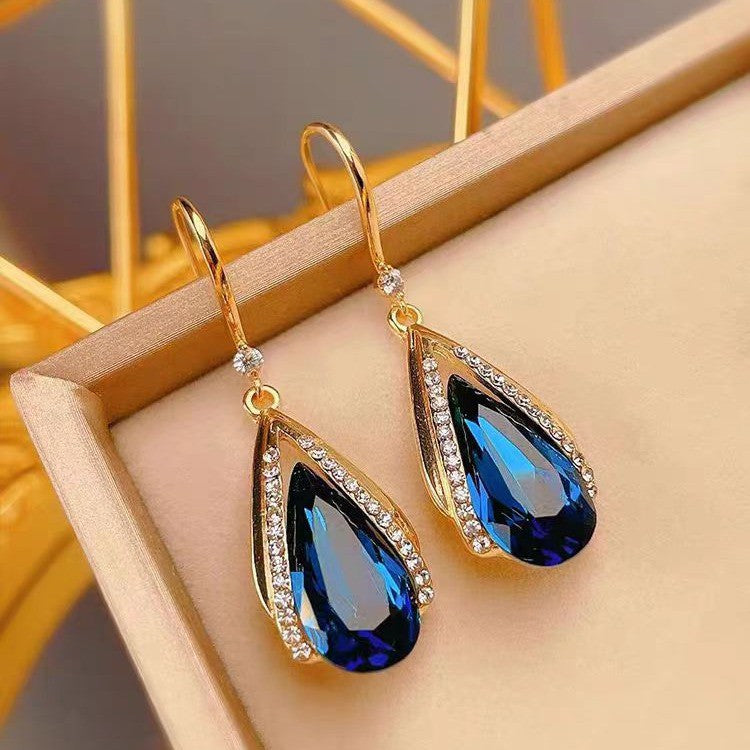 Pendientes Lágrima Azura | Golden (1/2)